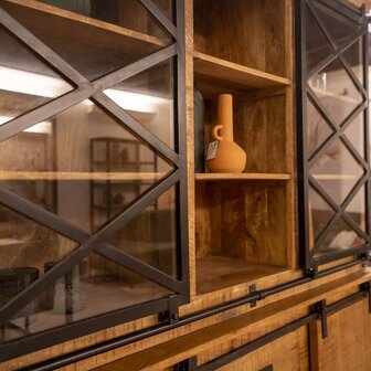 Vitrinenschrank M&uuml;nster 160 cm