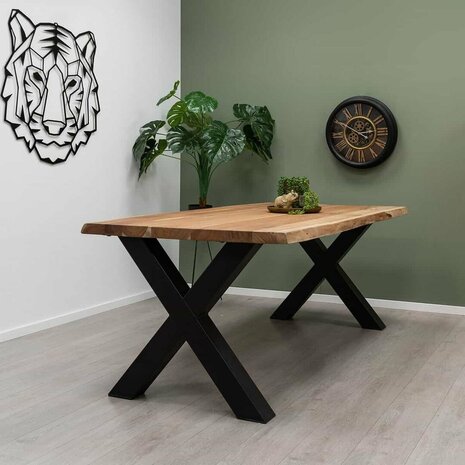 Esstisch Würzburg 160 cm  Baumstammtisch